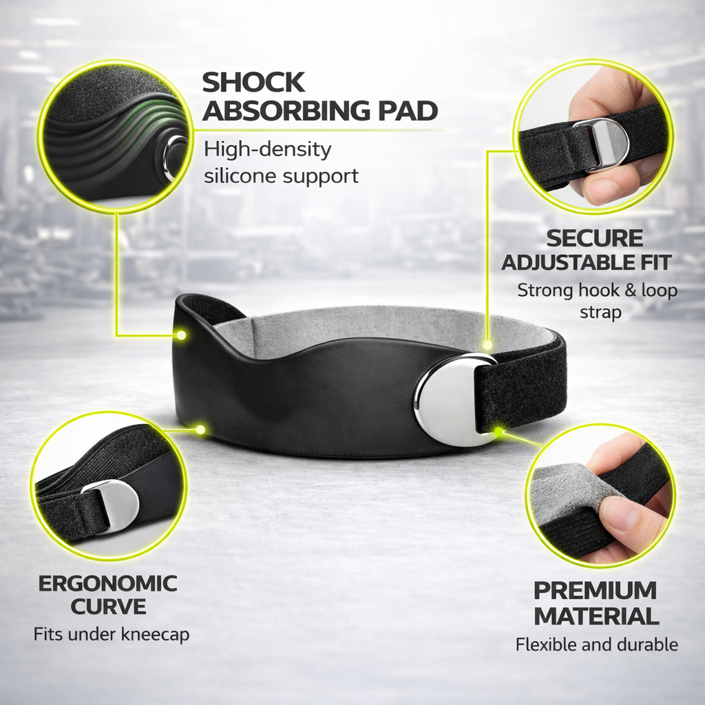 FÜT Performance Patella Knee Strap – Knee Support for Sports, Running & Soccer - Image 2