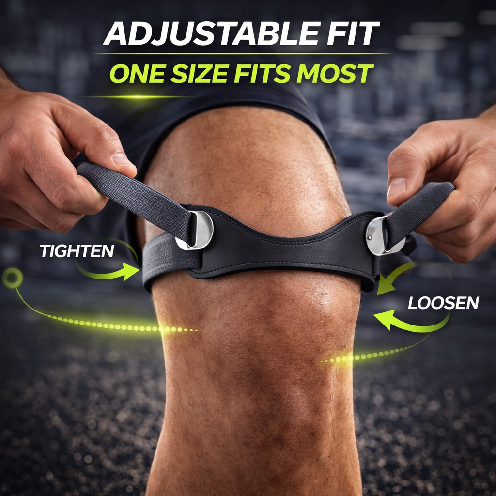 FÜT Performance Patella Knee Strap – Knee Support for Sports, Running & Soccer - Image 5