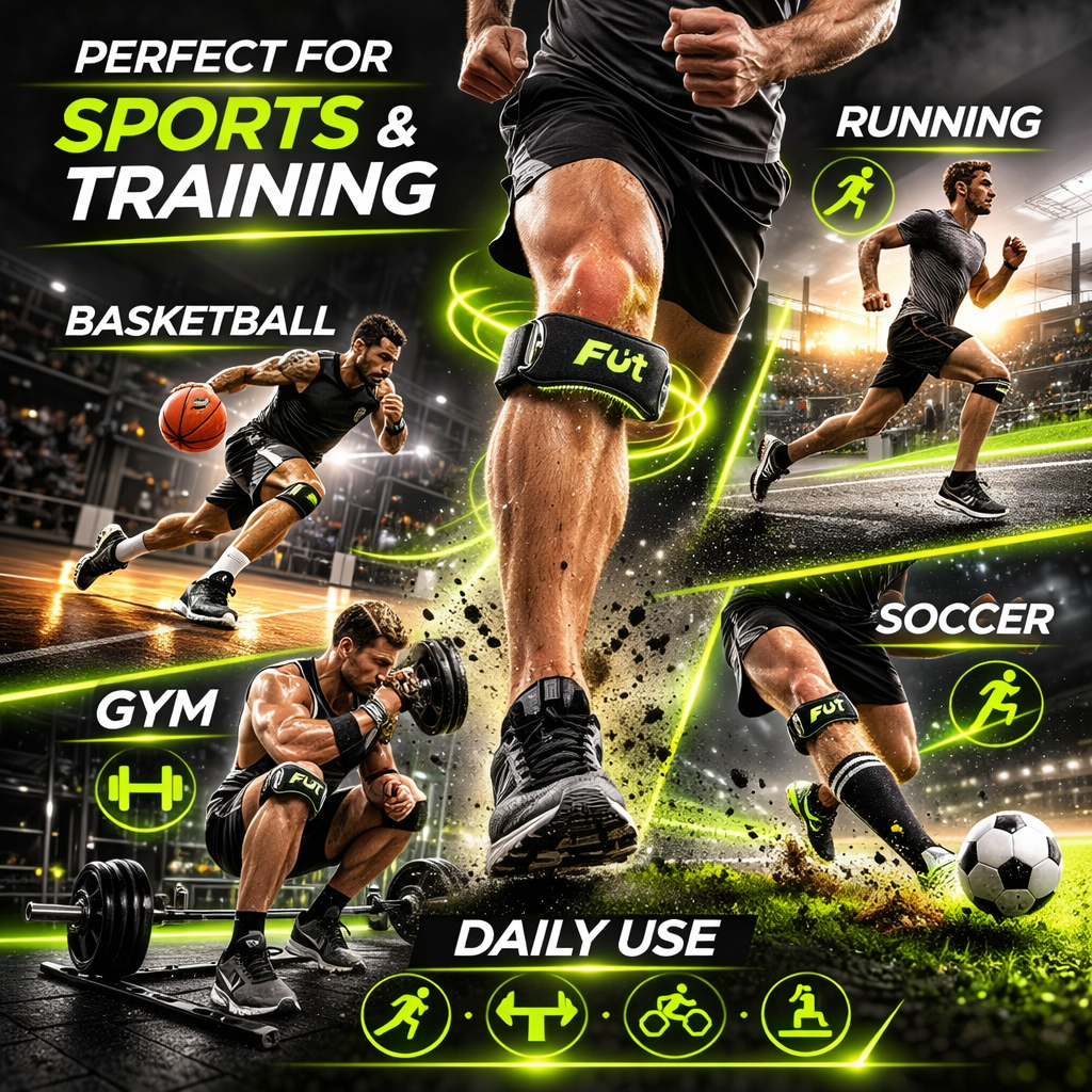 FÜT Performance Patella Knee Strap – Knee Support for Sports, Running & Soccer - Image 7