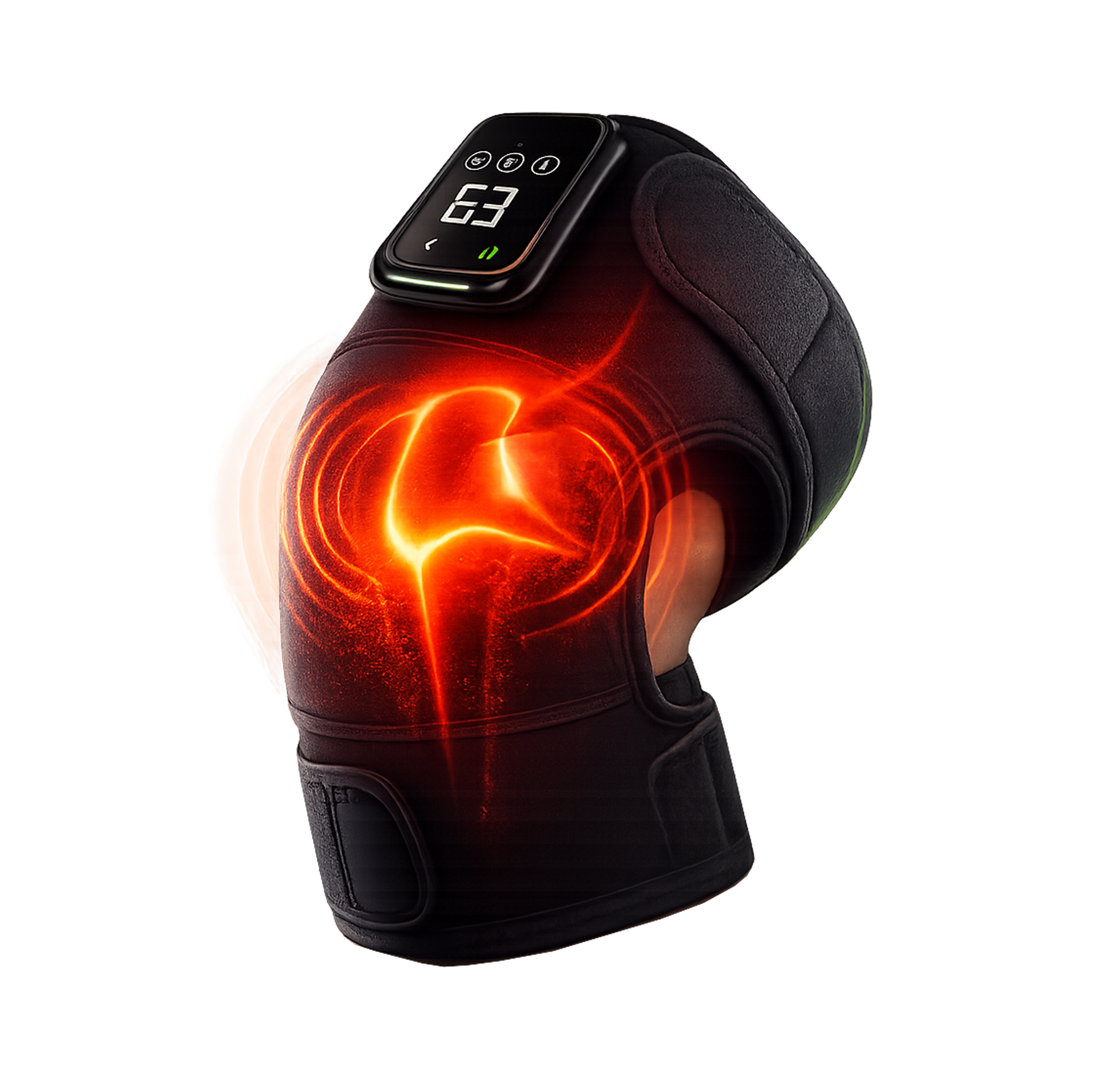 FÜT PERFORMANCE Recovery Pro Knee System – Heat & Vibration Support for Athletes